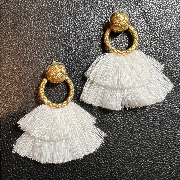 Door-Knocker Fringe Earrings - Picture 11 of 11